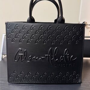 Glam-Aholic Black Tote Bag